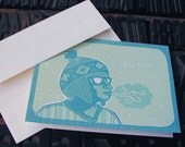 Brrr : Winter Letterpress card