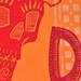 Letterpress Dia de los Muertos poster