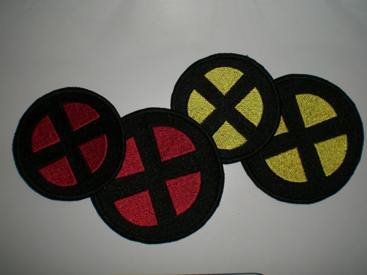 Custom Made X-Men Like Round Patches