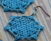 Wicker Park Crochet Earrings- Aqua