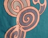 VINTAGE 1960 1970 RARE DESIGNER Dress Emilio Pucci Blue Cotton Dress Pucci Print Small Medium Large Free Worldwide Shipping