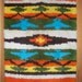 Vintage Native Latch Hook Rug