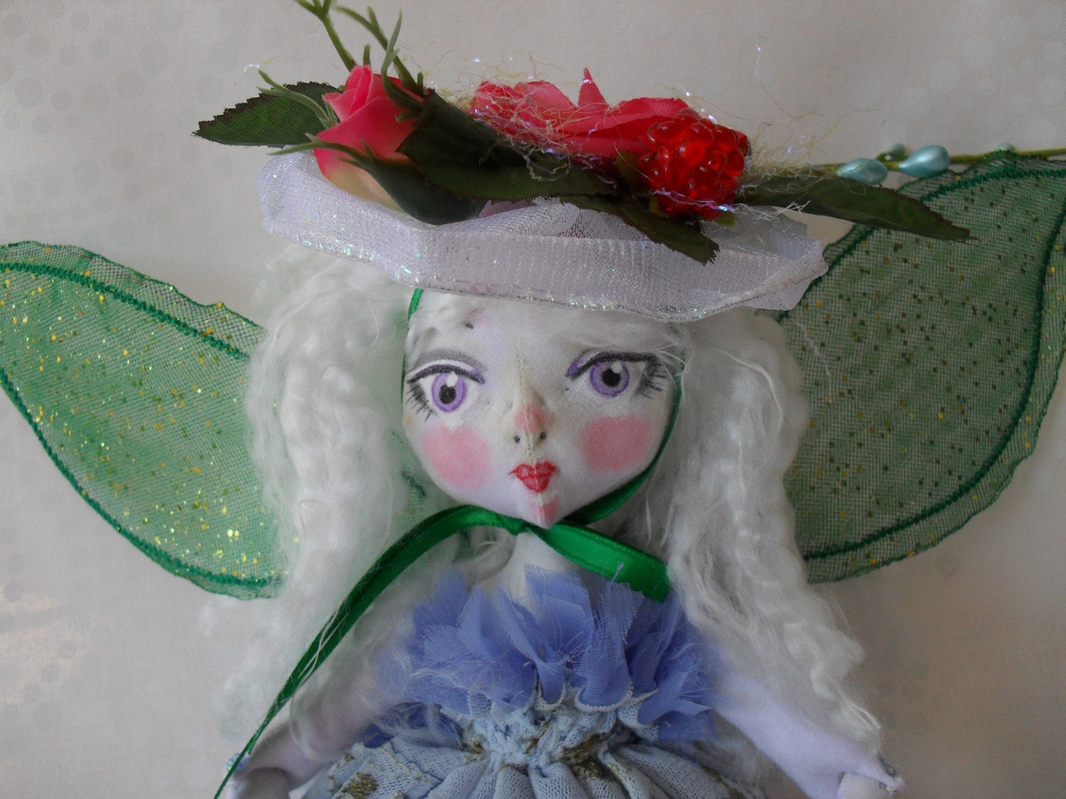 Fairy in Wonderland soft ball jointed doll