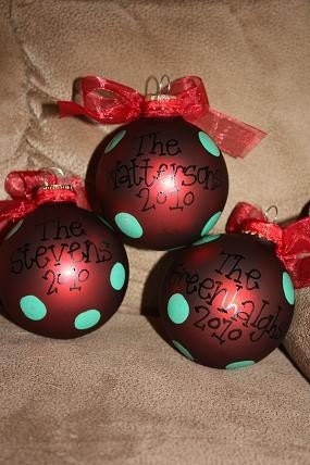 Hand Painted Christmas Ornament