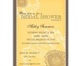 Sunflower Bridal Shower Invitations (Set of 50)