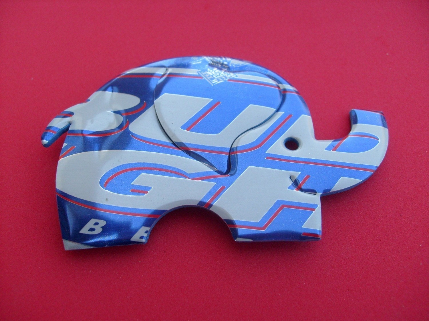 Bud Light Beer Can Elephant Magnet