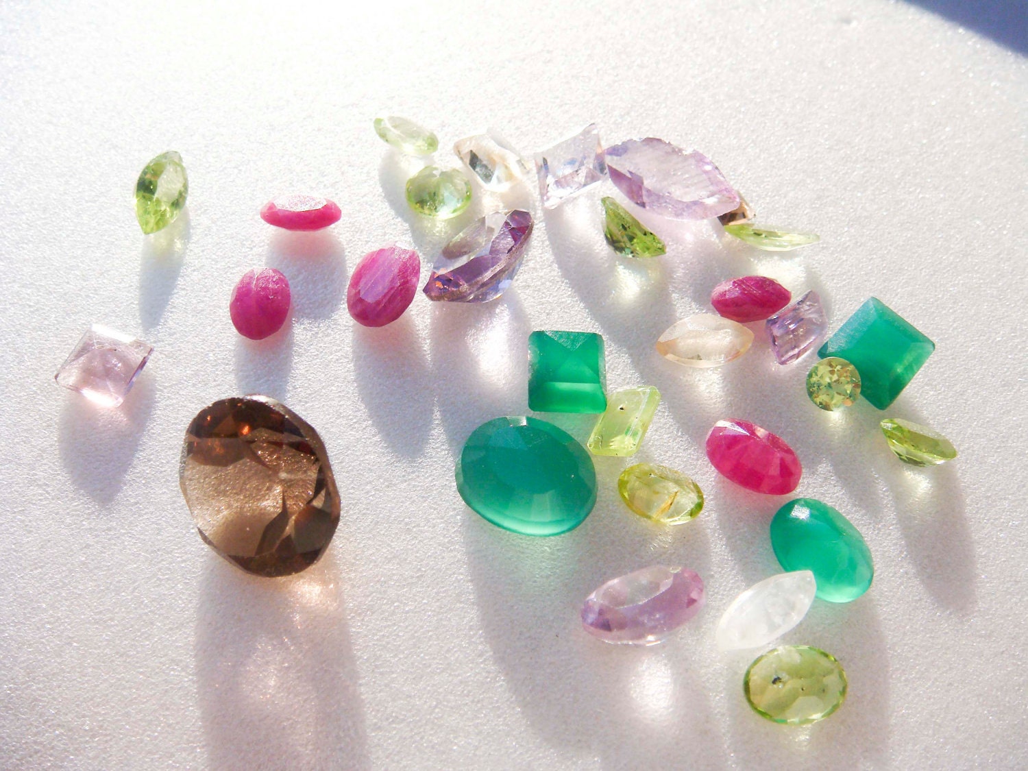 30 loose gemstones for jewelry making FREE SHIPPING