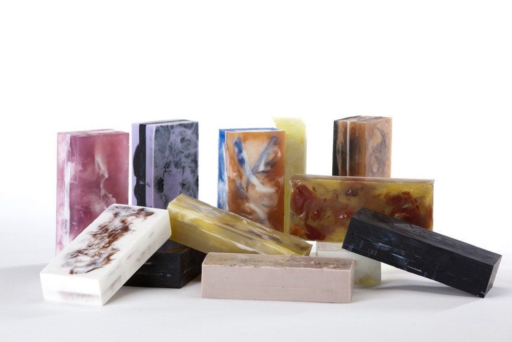 10 Soap Loaves, Handcrafted Soap, Glycerin Soap, 2 pound vegan loaves