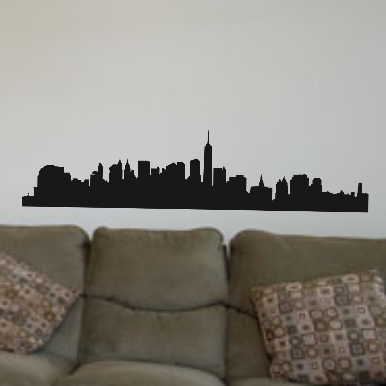New York Skyline - Vinyl Wall Art Decal Graphic Sticker