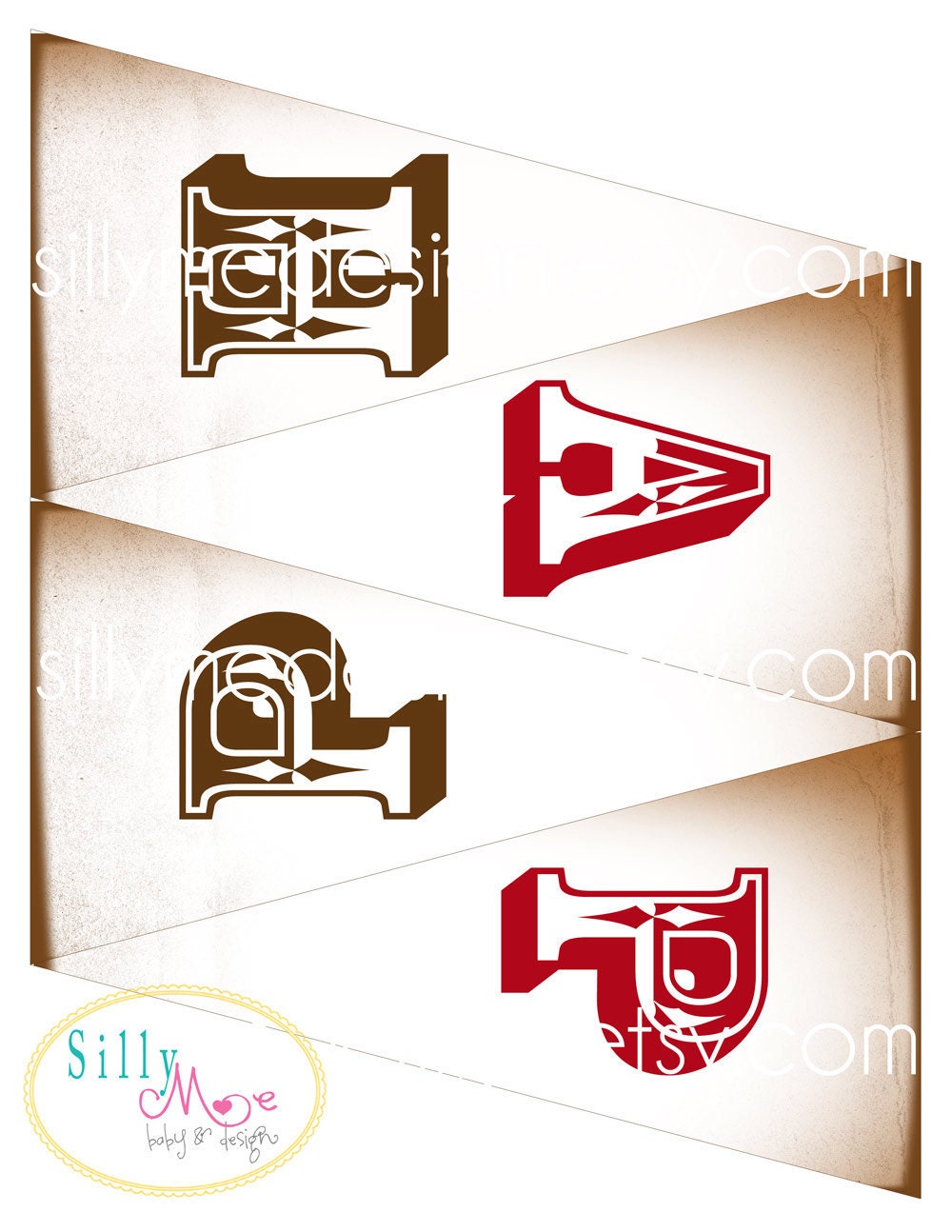 MATCHING PRINTABLES-Wild West Cowboy- Custom Birthday Party Bunting Banner PDF