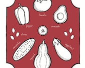 Fruit Vegetables Print