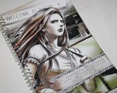 Bella Twilight Themed Notebook/ Journal, Vampires - First Day of School, Upcycled