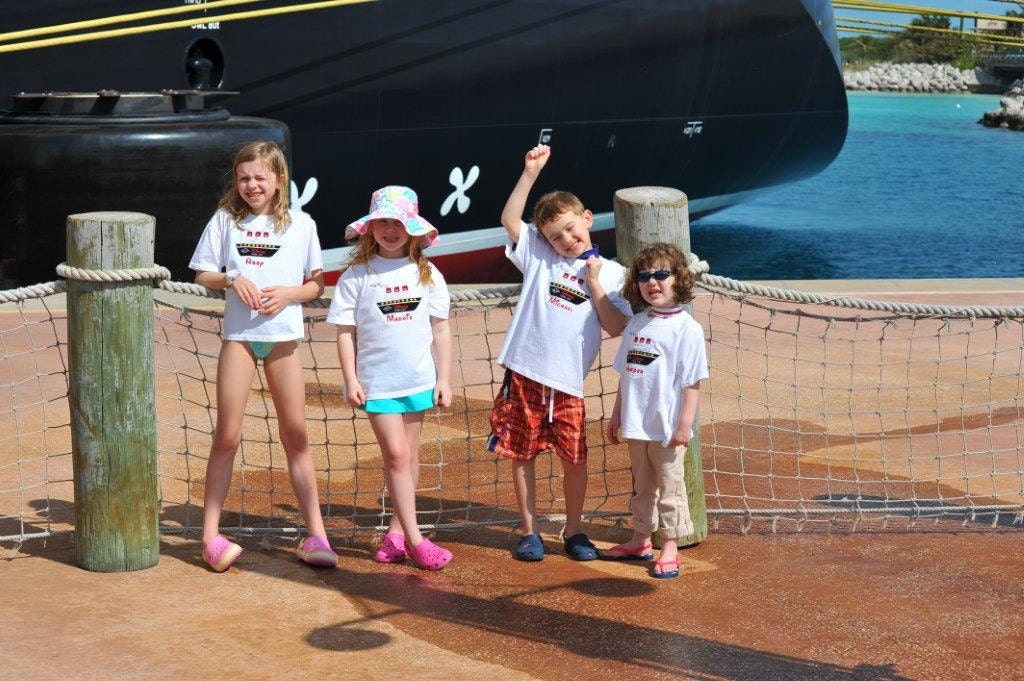 White Youth Disney Cruise Line t-shirt