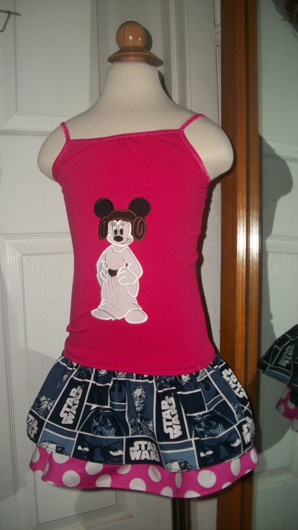 Star Wars Princess Lea Minnie Tank Top Dress
