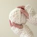 cream puff . handknit fingerless mittens . winter white fingerless gloves . winter accessories . hand warmers