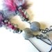 Labradorite Feather Oxidized Sterling Earrings