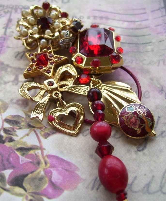 Brooch Birthstone collection January