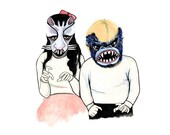 Scary Kiddies - A4 Art Print