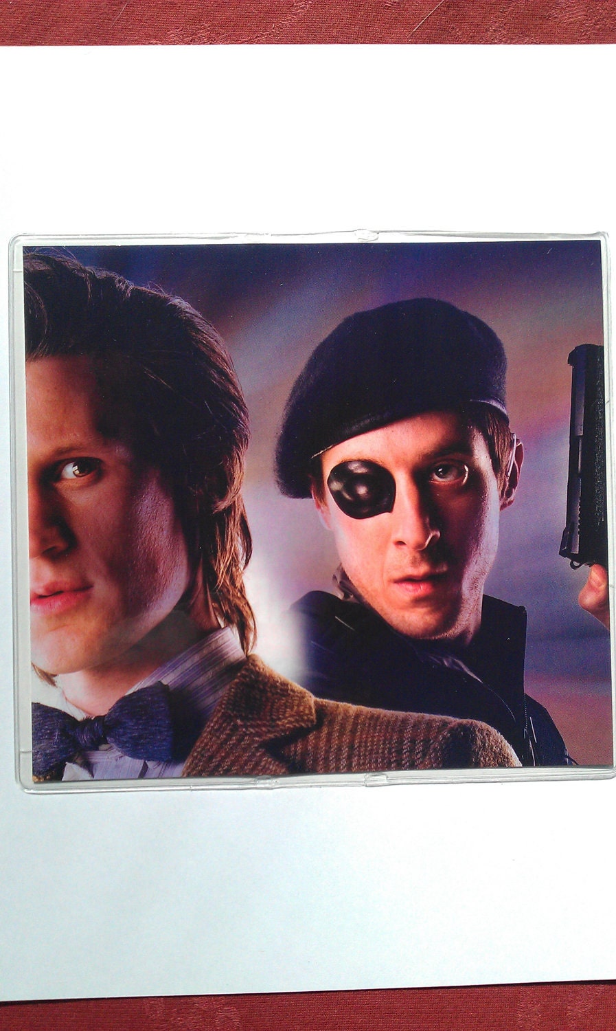 CHECKBOOK COVER Rory Williams and Eleventh Doctor Who