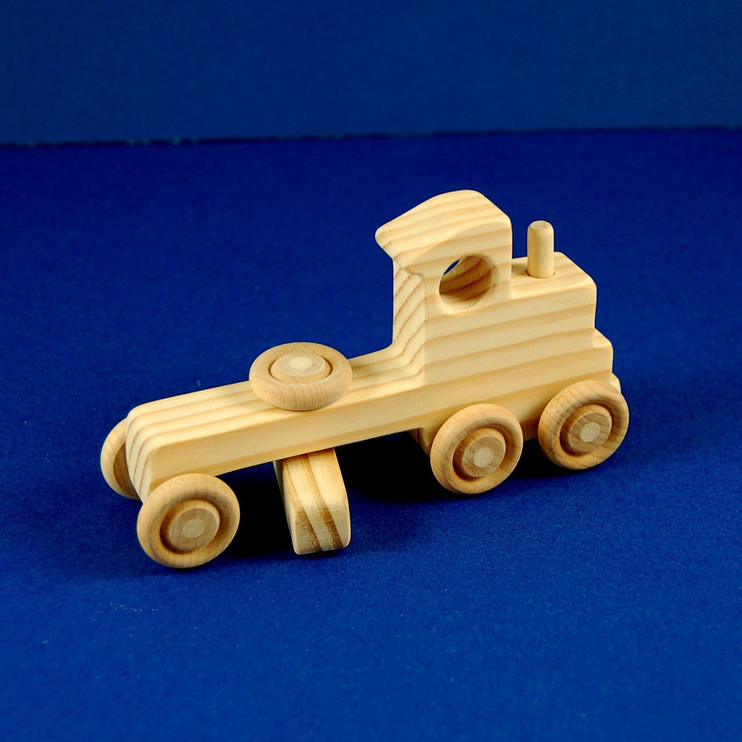Construction Birthday Party Favors - Package of 9 Wood Toy Construction Trucks - Great for Toddler and Childrens Birthdays