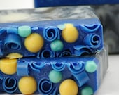 Stardust Soap, Handmade Cold Process Soap Scented with Yuzu