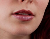 Natural Lip Gloss in Winter Rose Pink Mineral Lipstick