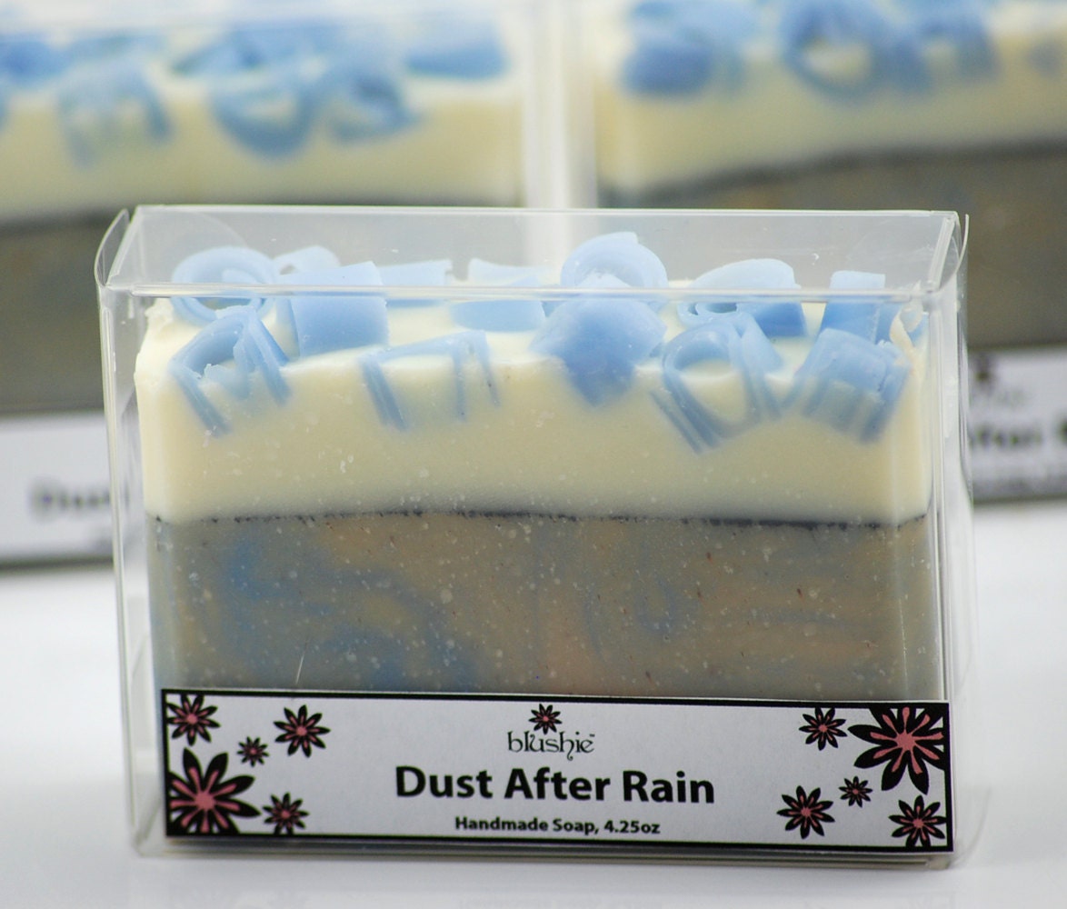 Dust After Rain Soap, aka Petrichor Soap, Handmade Cold Process, Vegan Friendly