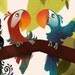 Bird Branch Print