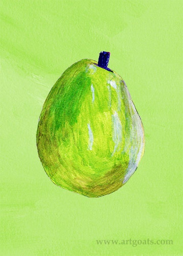 A Simple Pear 5"x7" print