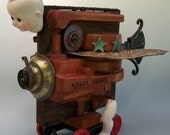 Steampunk Mixed Media Sculpture