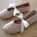 Custom Handmade Vegan Bridal Flats