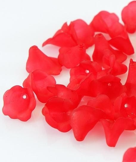 Bell Flower 9mm Red - 20pc (ST297-20)