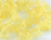 Yellow Acrylic Lucite Bell Flower 9mm  - 20pc (ST296-20)