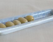 Ceramic Olive Condiment Tray in Blue & White