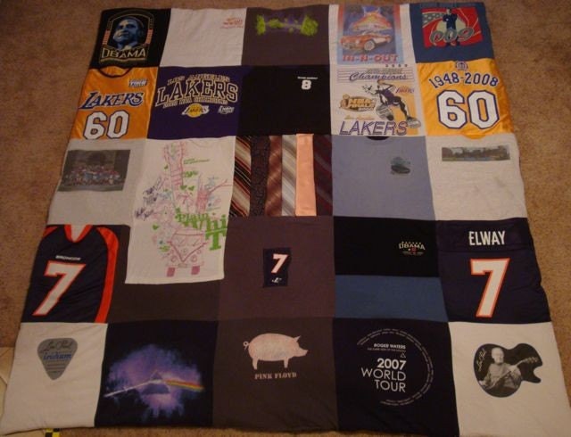 T Shirt Memory Blanket Unlimited Shirts, Items and Size (payments accpeted)