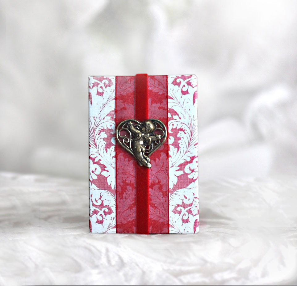 Wedding Love Book, Bride Keepsake, Grooms Gift, Romantic Poetry, Engagement, Valentine Poems, Angel Brooch, Cherub, Cupid