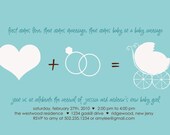 First Comes Love, Then Comes... - Custom Baby Shower Invitation Il_170x135