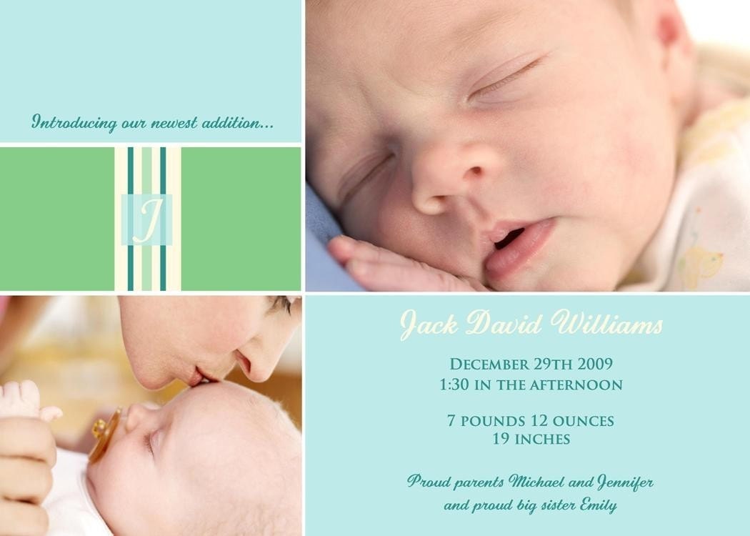 SHERBERT...Custom Photo Baby Boy Announcement...by KM Thomas Designs Il_570xn