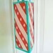 Old Glory Glow--Stars And Stripes Hanging Lanterns-Set of 3 Fourth Of July Luminaries--Hanging Flag Themed Lantern Decoration