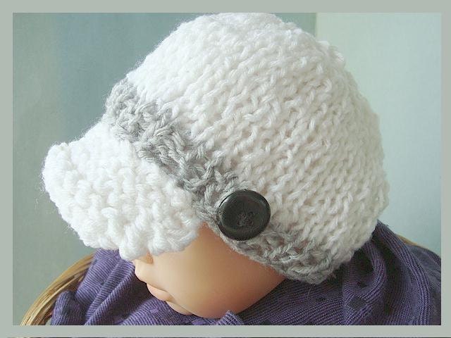 KNITTING PATTERN Hat num. 402,  Summer weight Newsboy hat, newborn to adult