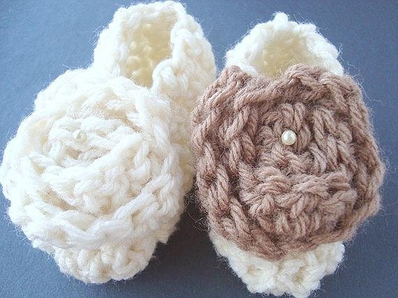 CROCHET PATTERN supplies  num 64, booties, 15 Minute Booties   Easiest Bootie Pattern in the World,  Beginner level.