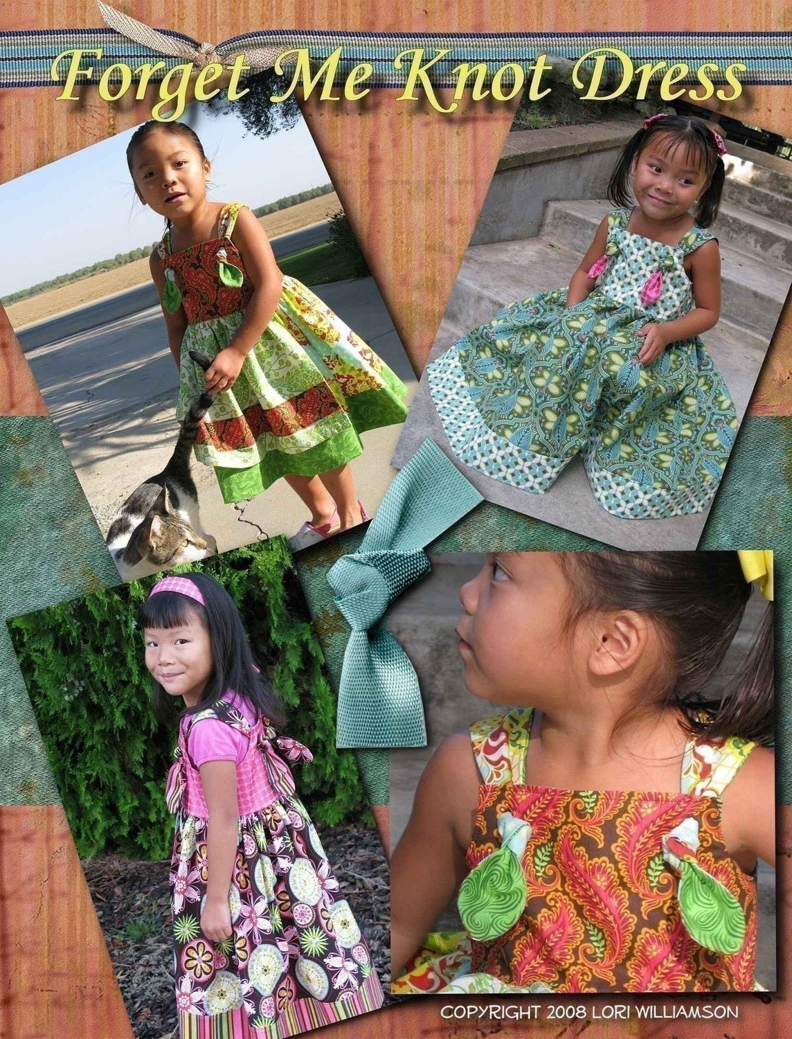 Forget Me KNOT Dress Pattern-PDF file