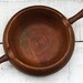 Wood Bowl With Handles Vintage Primitive