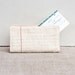 lined check book holder