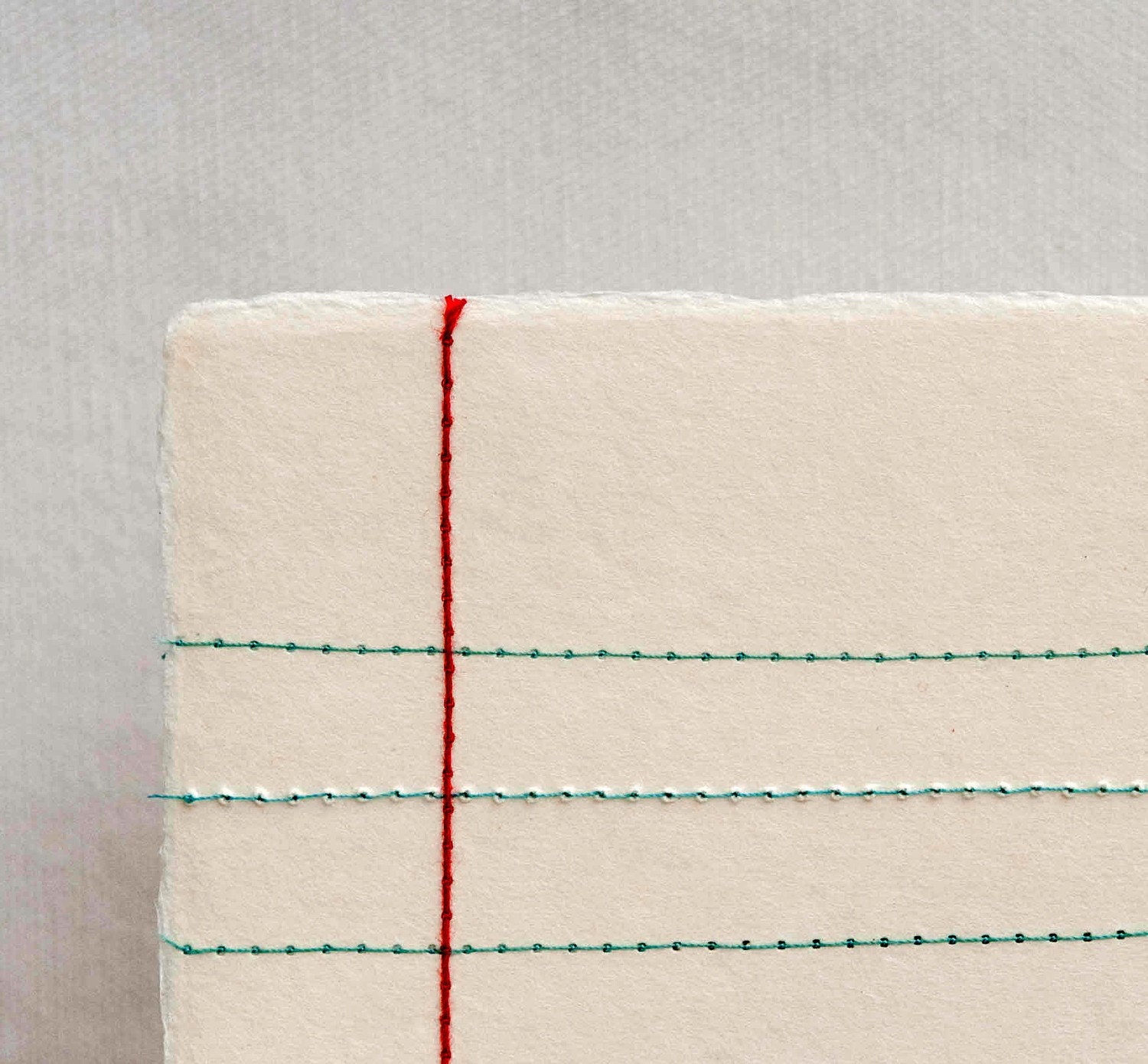 sewn card