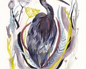 Heron - Large Archival Print