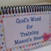 God's Word for Training Your Child's Heart - Volume 1, PERSONALIZED Set, Spiral-Bound Laminated Bible Verse Cards