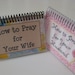 SALE - How to Pray for Your Husband/How to Pray for Your Wife Set, Spiral-Bound, Laminated Prayer Cards