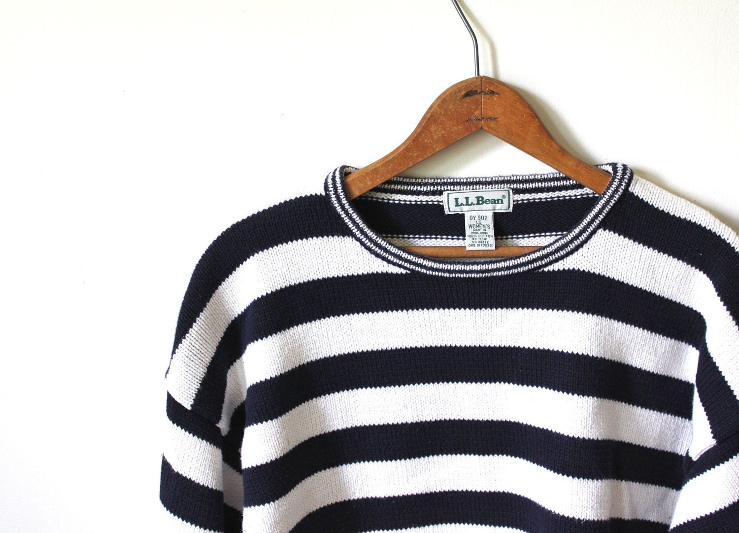vintage L.L. BEAN nautical sweater. L - SimpleThrift