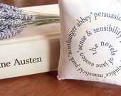 Jane Austen's Novels-Spiral Design Miniature Hanging Pillow - annastrunk